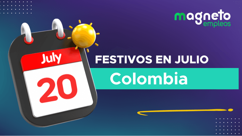 Festivos en julio 2025 en Colombia