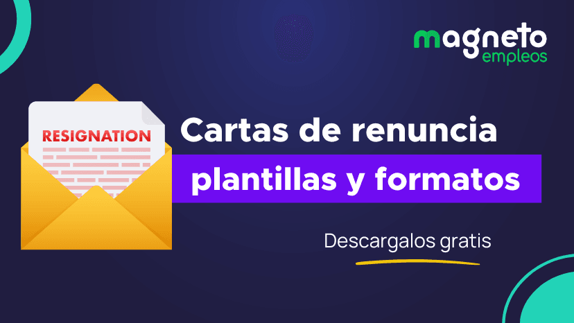 Modelos y ejemplos de cartas de renuncia laboral para descargar 