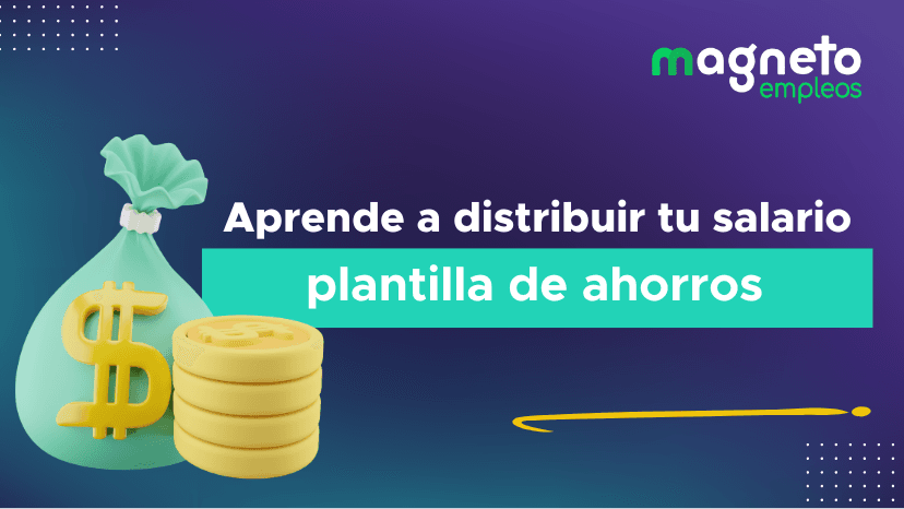 5 tips para ahorrar: Plantilla de ahorro quincenal